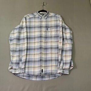 Panhandle Slim Rough Stock Western Plaid Button Down Shirt Mens XL